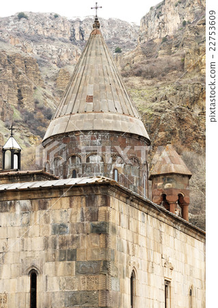 Ancient monastery Geghard in Armenia 22753609