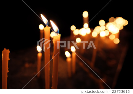 Candles in church Candles in church 22753615