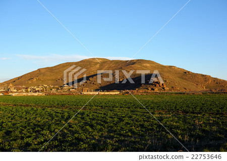 Hill landscape at morning 22753646