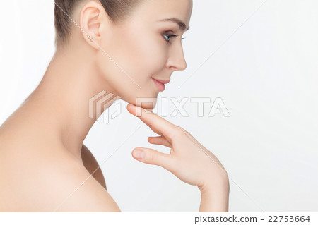 Beautiful Girl face. Perfect skin 22753664