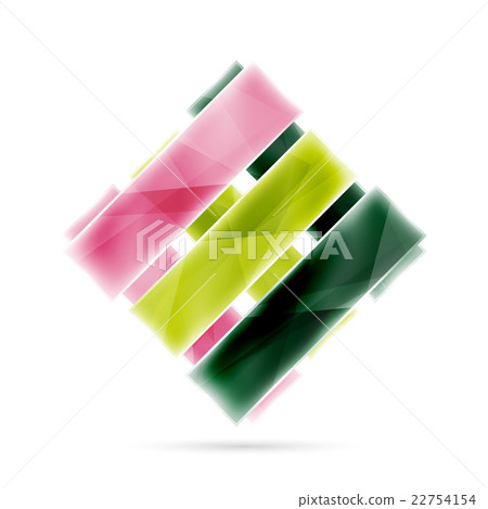 Blank colorful stripes. Business geometric style Blank colorful stripes. Business geometric style 22754154