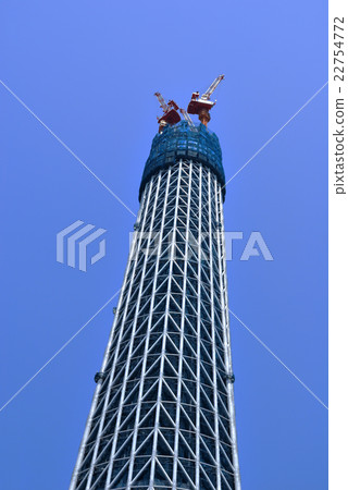 東京天空樹正在建設中 22754772