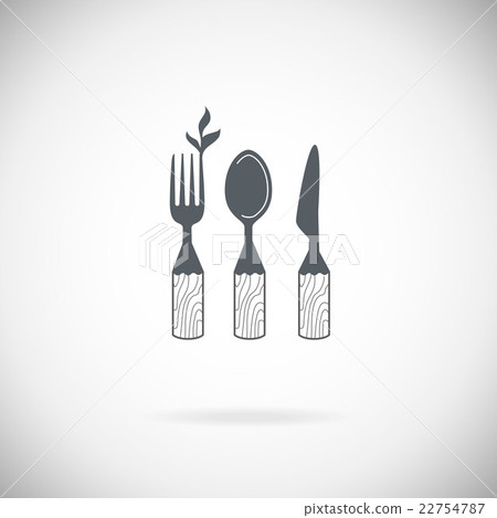 Set vector cutlery icons 22754787
