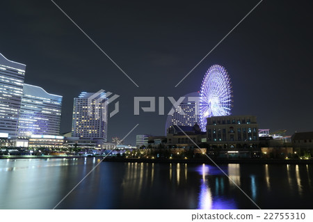 Night view of Minato Mirai 22755310