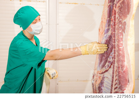 Factory for production of pork meat Factory for production of pork meat 22756515