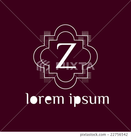Luxury vintage letter Z vector logo template Luxury vintage letter Z vector logo template 22756542