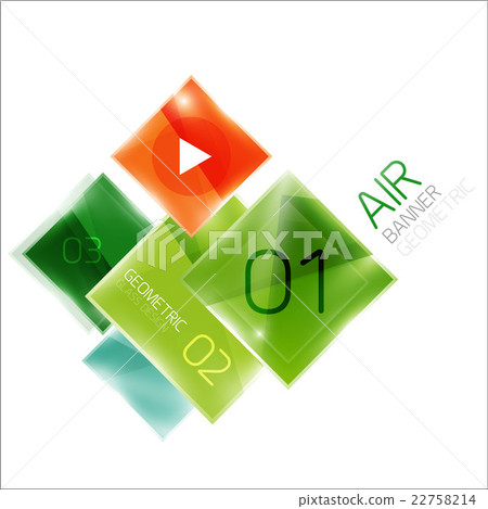 Glass square banner 22758214