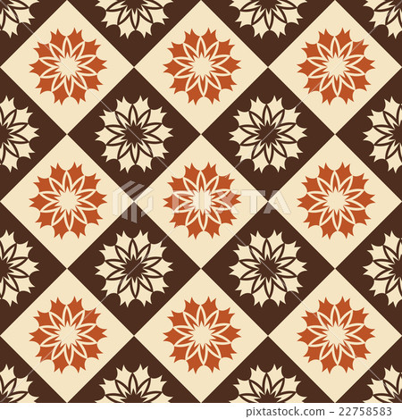 Seamless ornament pattern vector tile Seamless ornament pattern vector tile 22758583