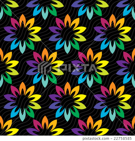 Seamless ornament pattern vector tile - Stock Illustration [22758585 ...