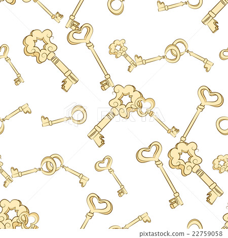 Seamless keys pattern 22759058