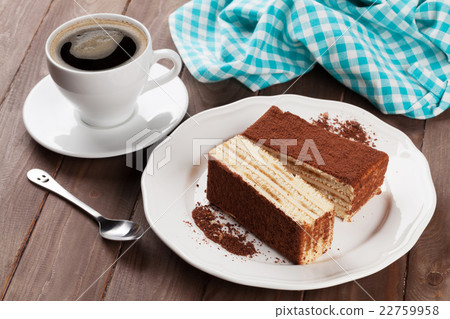 Tiramisu dessert and coffee 22759958