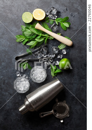 Mojito cocktail making 22760046