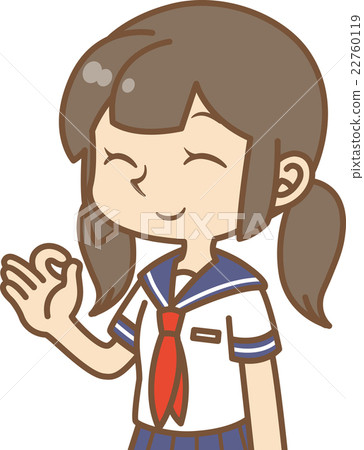 Sailor suit girl (facial expression) 04 22760119