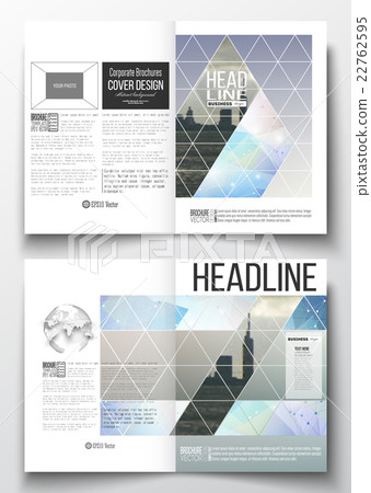 Set of business templates for brochure, magazine 22762595