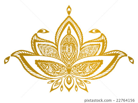 48+ Gold Lotus Flower Logo Png Background