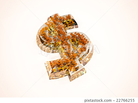 Currency sign the dollar. Currency sign the dollar. 22766255