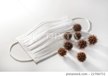 Mask and pathogens image Mask and pathogens image 22766731