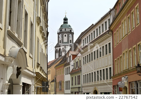 Meißen Frauenkirche seen from the streets of Old Town 22767542
