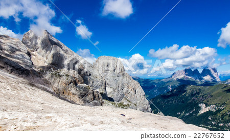 panoramic view of the Langkofel group panoramic view of the Langkofel group 22767652