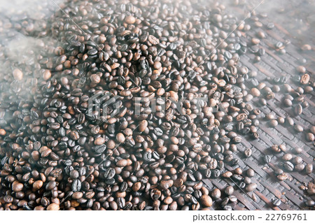 Roasted coffee beans Roasted coffee beans 22769761
