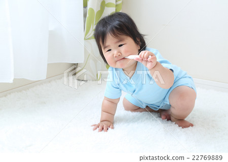 8個月女孩用牙刷 22769889