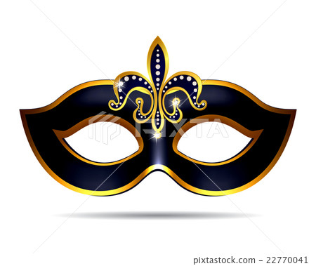Black carnival mask Black carnival mask 22770041