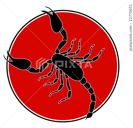 Scorpion Silhouette Icon Vector Illustration 22770051