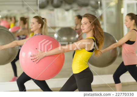 Aerobics at Gym Aerobics at Gym 22770330