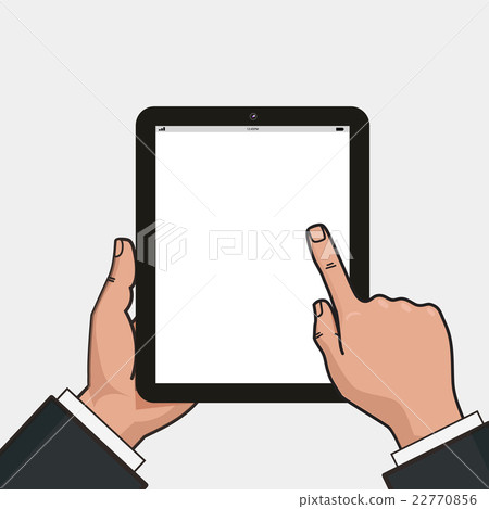 Digital tablet in businessman hands. Digital tablet in businessman hands. 22770856