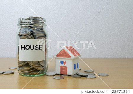 Money saving for house in the glass bottle Money saving for house in the glass bottle 22771254