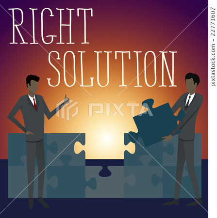 Vector Flat Business Concept Vector Flat Business Concept 22771607