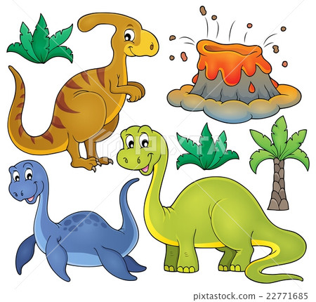 插图素材: dinosaur topic set 3 查看全部