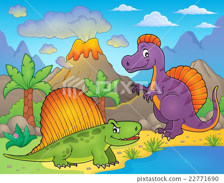 Image with dinosaur thematics 1 Image with dinosaur thematics 1 22771690
