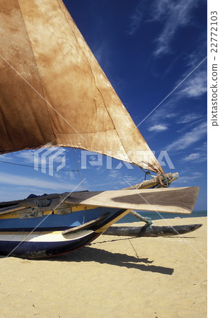 SRI LANKA NEGOMBO DHONI FISHINGBOAT 22772103