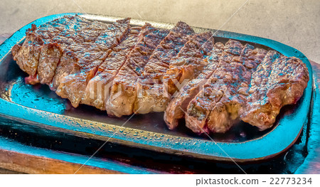 Beef steak on table 22773234