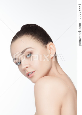 Beautiful Girl face. Perfect skin Beautiful Girl face. Perfect skin 22773661