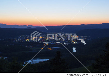 Night view of Ashibetsu 22774171