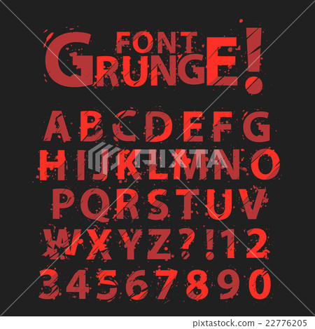Grunge Alphabet Grunge Alphabet 22776205