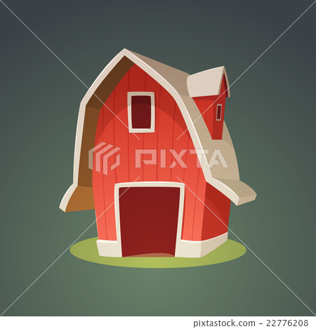 Red Farm Barn Icon Red Farm Barn Icon 22776208