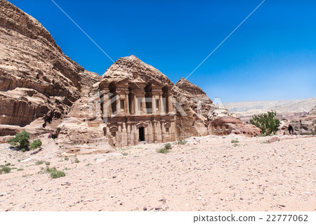 Ancient temple in Petra, Jordan Ancient temple in Petra, Jordan 22777062