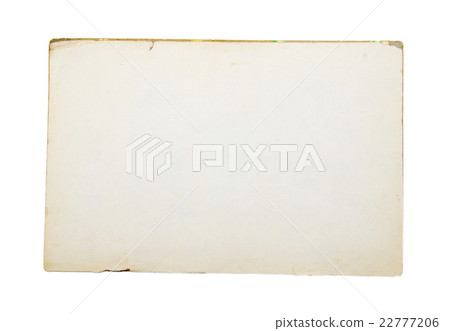 Old paper isolated on white background 22777206