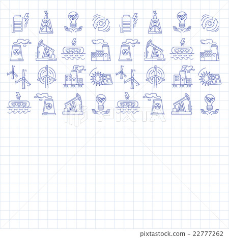 Energy Ecology and Pollution Vector set of icons Energy Ecology and Pollution Vector set of icons 22777262