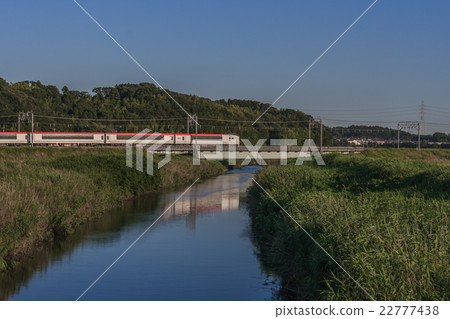 Scenery of the Kashima River in early summer 22777438