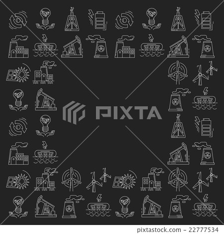 Energy Ecology and Pollution Vector set of icons Energy Ecology and Pollution Vector set of icons 22777534