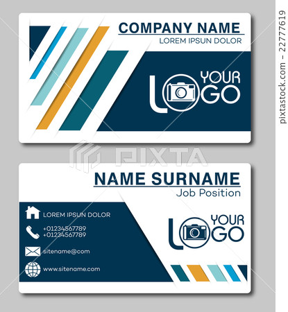 Business card template. Business card template. 22777619