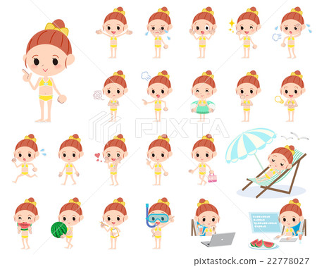 bathing suit, swimming costume, swimsuit 22778027