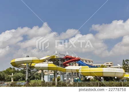 Open air aquapark in Cyprus. Open air aquapark in Cyprus. 22778758