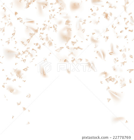 Golden confetti falls. EPS 10 22778769