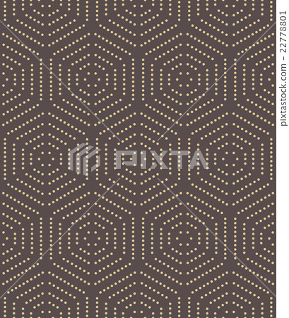 Seamless Abstract Vector Pattern With Hexagons - Stock Illustration ...