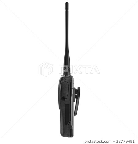Portable mobile radio, side view - Stock Illustration [22779491] - PIXTA